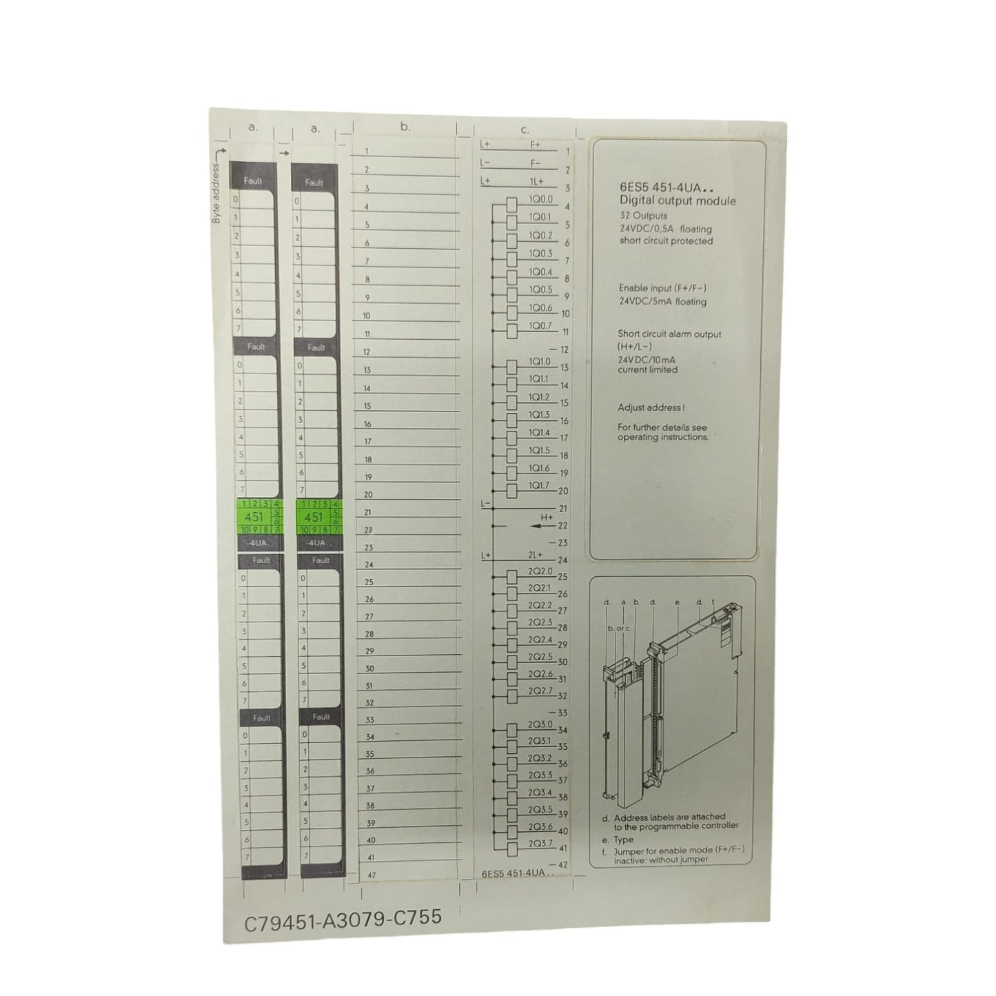 Siemens 6ES5451-4UA14 Simatic S5