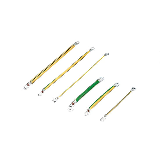 SZ Trenza plana de puesta a tierra M8-M8 4mm². Longitud 300mm 5 piezas