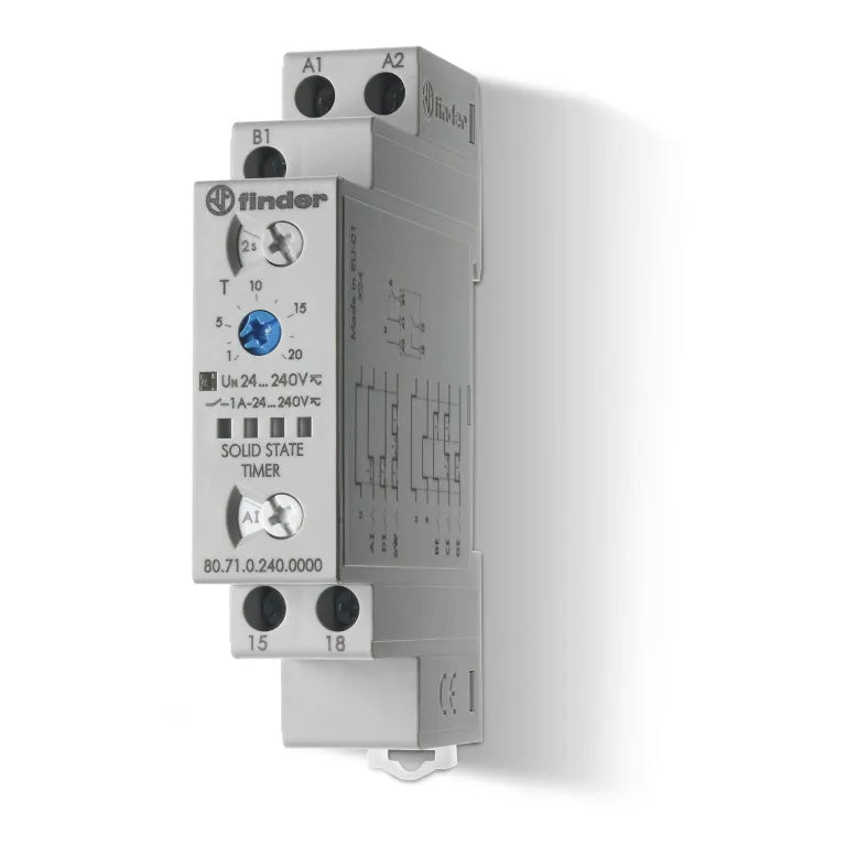 Temporizador multifunción SSR 24-240VAC/DC 1NA 1A 24-240V