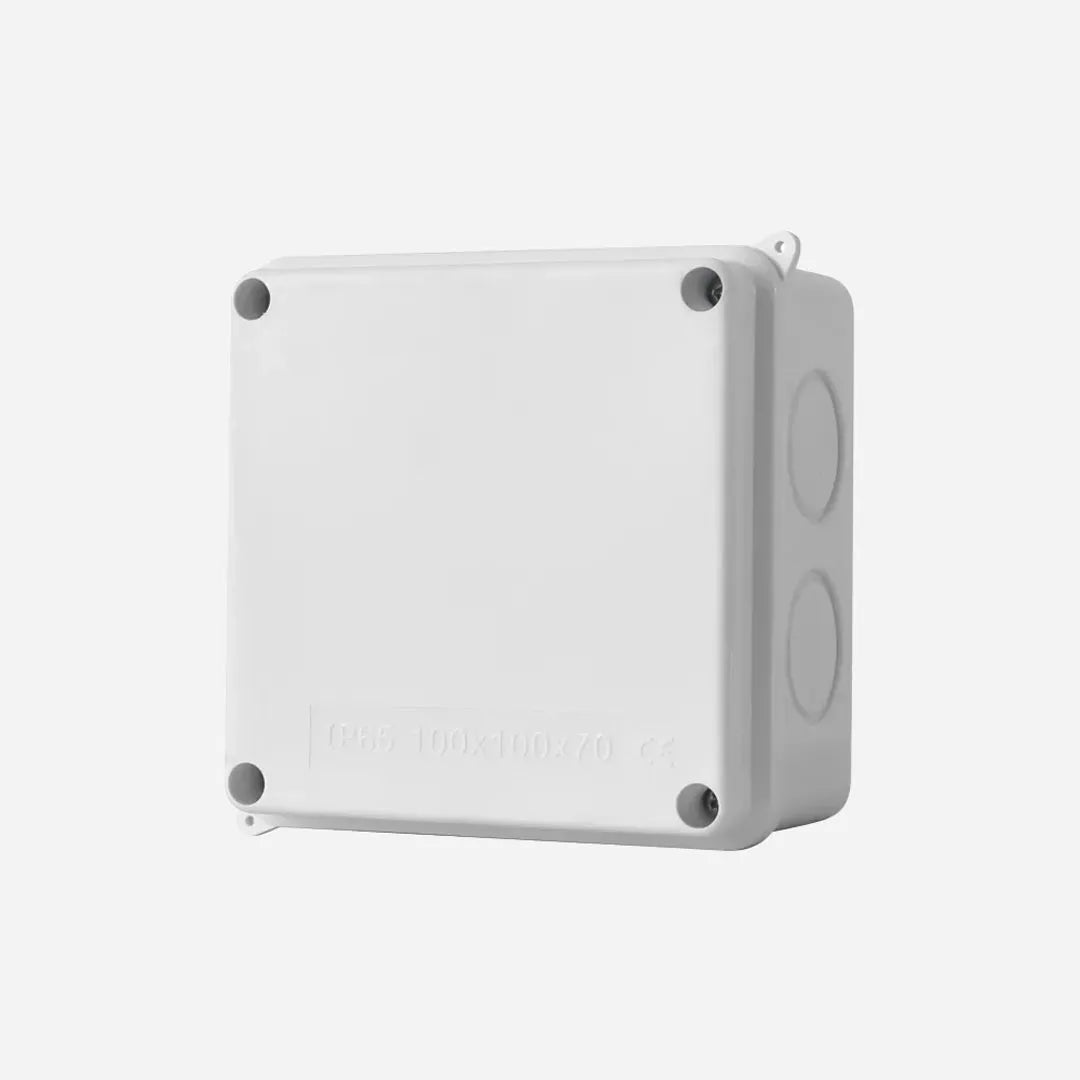 Caja estanca c/lat. lisos 7/28 100mmHX100mmWX70mmD Plastico ABS IP65