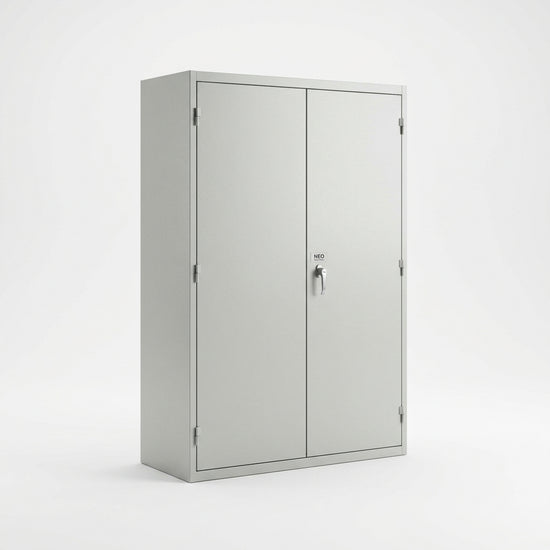 NEO Armario de acero galvanizado 1800Hx1200W500Dmm 2 puertas IP54 RAL7035