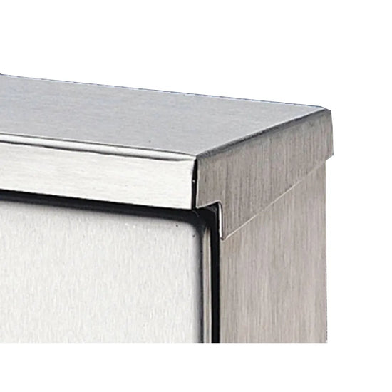 SZ Tejadillo de acero inoxidable Para gabinetes 200Wx155Dmm