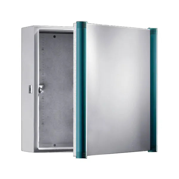 CP Caja de mando con abertura frontal de chapa de acero 200x300x180mm IP55