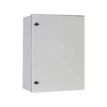 GLASS Gabinete mural de poliester 1P 500Hx400Wx200Dmm RAL7035 IP66