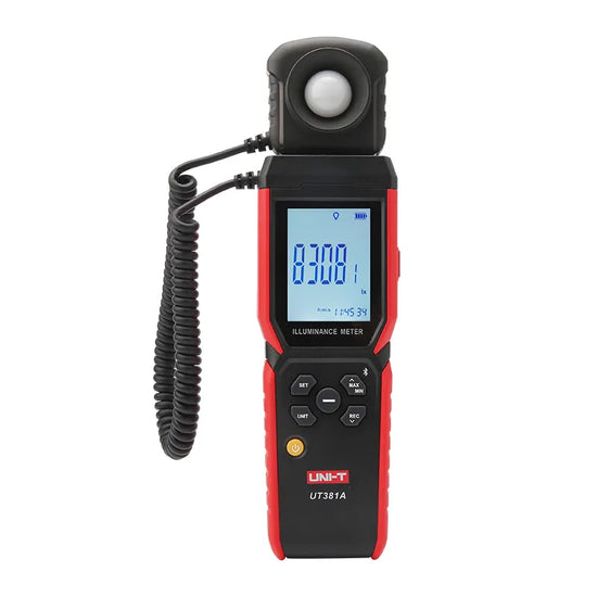 Luxometro digital 1,000-400,000 lx medidor rotatorio integrado