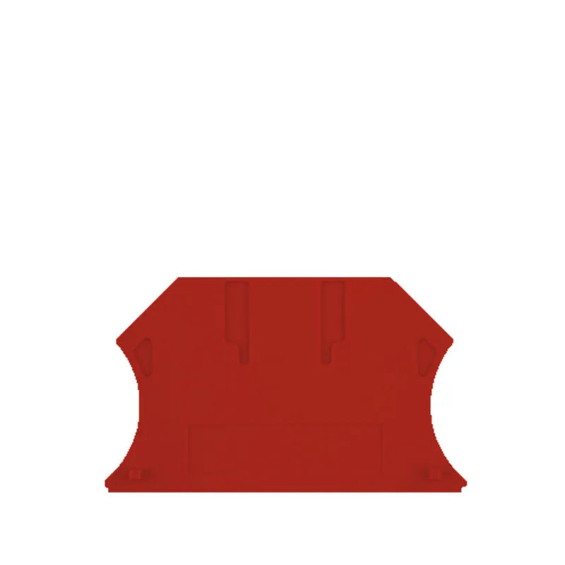 WAP 2.5-10 RT Tapa final para clema WDU 2.5-10 Color rojo