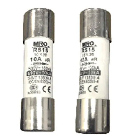 Fusible ultrarrápido para semiconductores Clase aR 10x38mm 10A 690VCA 100kA