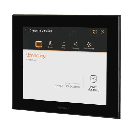 GP-A104-T9D8 HMI 10.4″ 800X600px TFT Color LCD 16,777,216 colors 24VDC