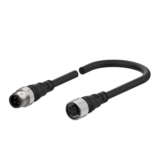 C1D4-2 Conector para sensores Hembra/Macho M12 4 Pines DC 2m