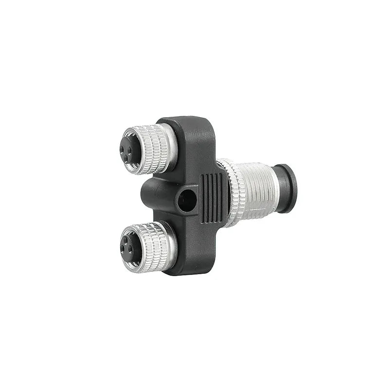 SAI-Y-4-4/2-4 M12/M8 Conector Y 1 macho M12 2 hembra M8 4P