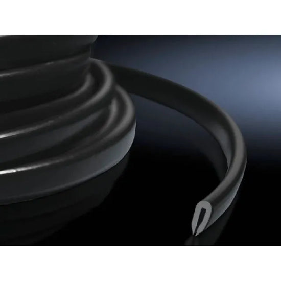 DK Protección de cantos de PVC en color negro 10 metros