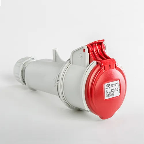Base aérea 16A 3P+T 400VCA 6h Rojo IP44