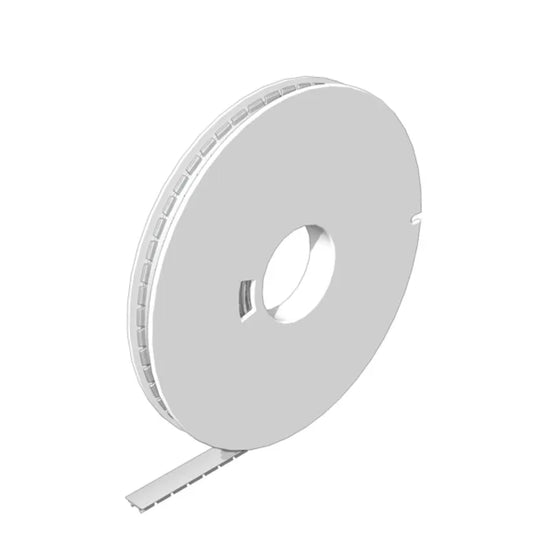 MF 10/8 MM WS Etiqueta para clema sin rotulación en rollo 10Hx8Wmm Blanca 400Pz