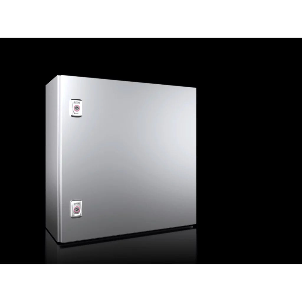 AX Gabinete mural de acero inoxidable AISI304 1P 500Hx500Wx210Dmm IP66 NEMA 4X