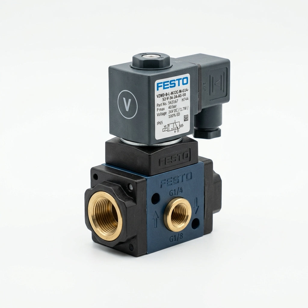 FESTO VZWD-B-L-M22C-M-G14-52-V-36-2A-A1-10