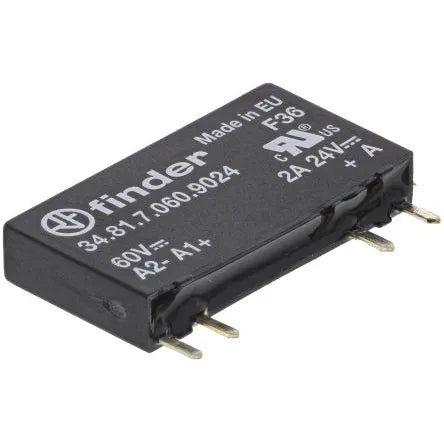 Relevador de estado solido ultra delgado 1NA 4 pines 6A Input 60VCD Output 24VCD