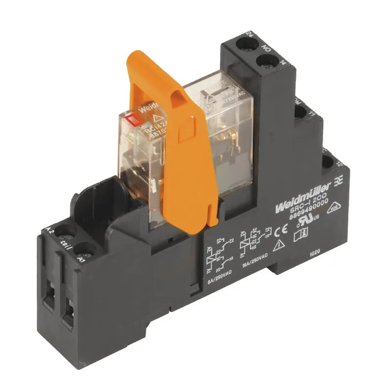 RCIKIT 115VAC 2CO LD Interfaz relé RCI + Base 115VAC 2CO 2NA2NC AgNi 8A 250V