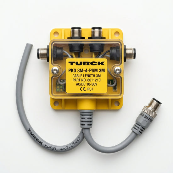 Turck Pkg 3m-4-psm 3m cordón de conexión industrial