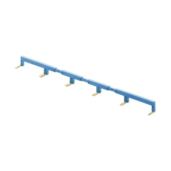 Puente de 6 terminales color azul 10A 250V para usarse con S22.34