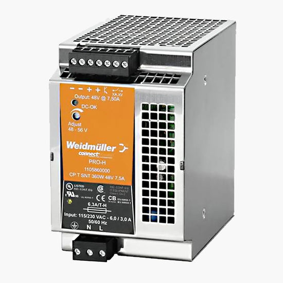 PRO-H  Fuente de alimentación monofásica 100-240VCA Output 360W 48VCD 7.5A