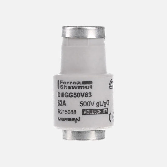 Fusible de acción rápida tipo D Clase gG cuerpo cerámico 63A 500-690V 50kA