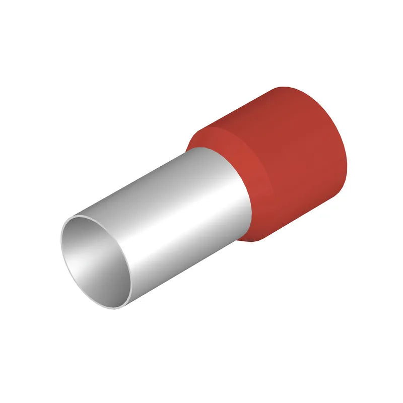 H95,0/44 R Terminal tipo ferrul aislado 44L 95mm² 3/0 W-Rojo 25PZ