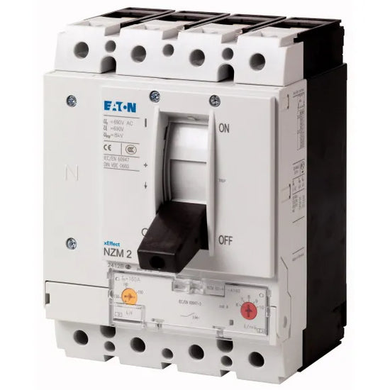 NZMB2-4-A200 ITM tetrapolar caja moldeada 200A 690V 25kA IP20 Tamaño 2