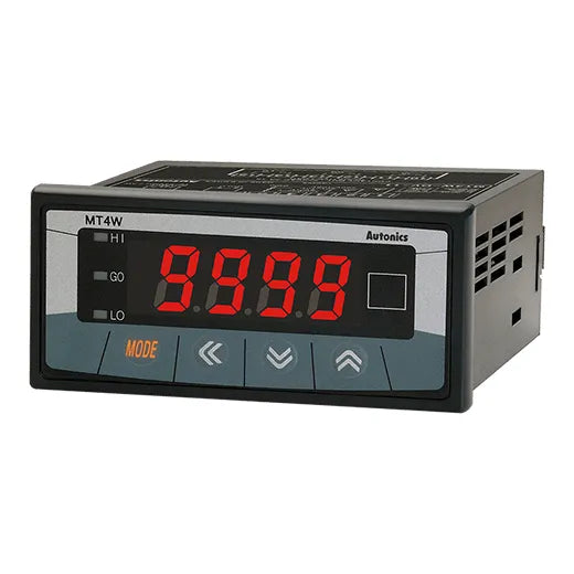 MT4W-AA-40 Amperímetro AC de panel 96WX48Hmm 100-240VCA Relay + transm 4-20mA