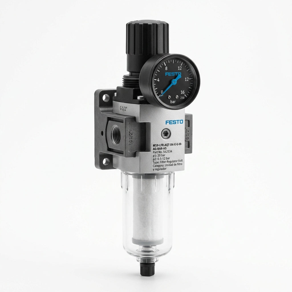 FESTO MS9-LFR-AQT-D6-E-U-M-AG-BAR-AS