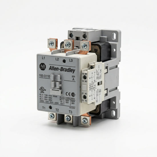 Allen Bradley 100-d110 contactor industrial trifásico Con Detalle
