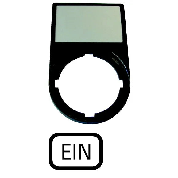 M22-ST-XD6 RMQ-Titan Portaetiqueta Negro con etiqueta EIN