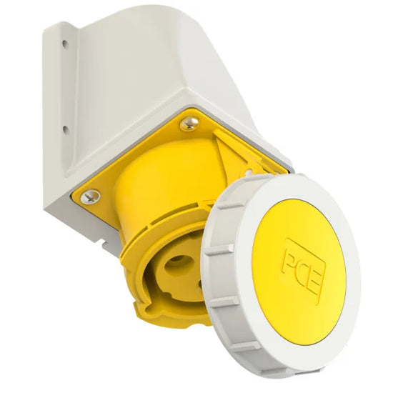 1824 Base mural 2P+T 4H 32A 110V IP67 Amarillo