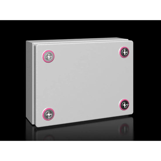 KX Caja de bornes de chapa de acero 150Hx200Wx80Dmm IP66 RAL7035 Sin placa.Mont