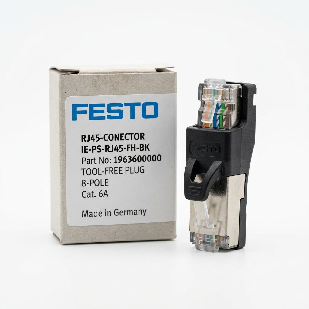 FESTO IE-PS-RJ45-FH-BK, CONECTOR RJ45 SIN HERAMIENTA 1963600000