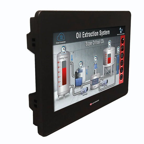 Pro HMI+PLC 10” LCD TFT Color 800x480px 10DI (2xHSC), 2AI, 12 TO PNP (Transist),