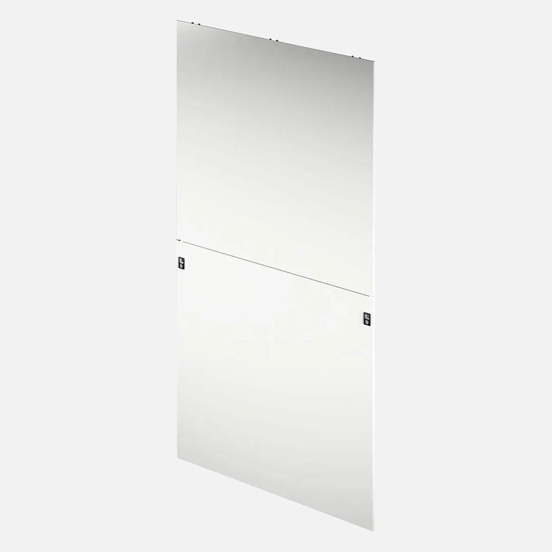 VX Lateral dividido de chapa de acero 2000Hx1000Dmm 1 piezas RAL 7035