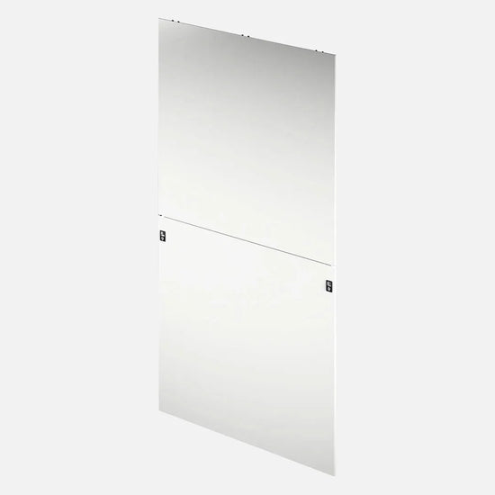 VX Lateral dividido de chapa de acero 2000Hx1000Dmm 1 piezas RAL 7035