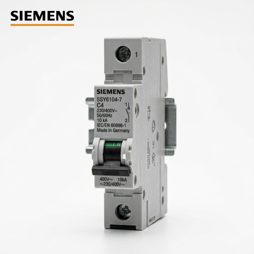 SIEMENS5SY6104-7 MCB C4 INTERRUPTOR TERMOMAGNETICO