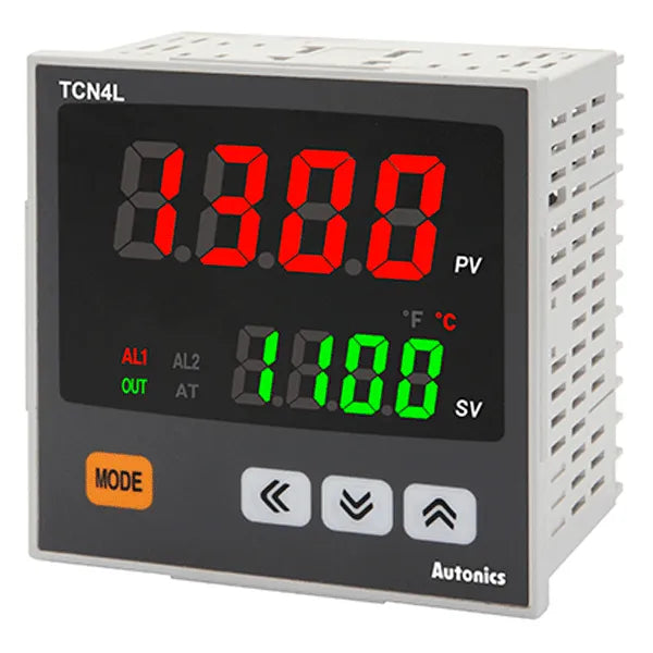 TCN4L-22R Control de temperatura Display Dual 96WX96H 24-48VCD Relay&SSR 2AL