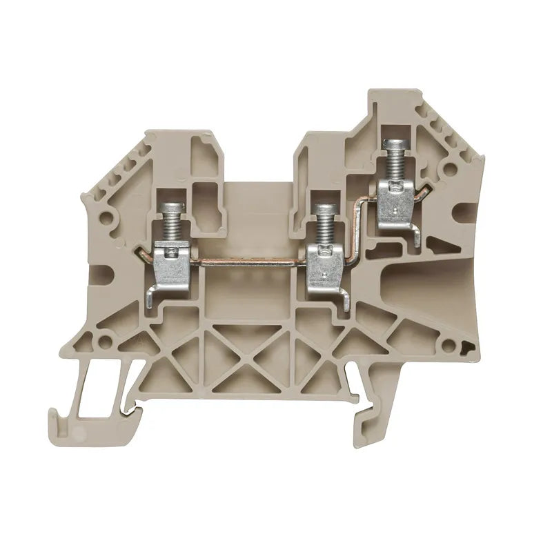 WDU 4/ZR Clema conexión doble-derecha beige 4/4mm² 30-10AWG 32A 800VCA