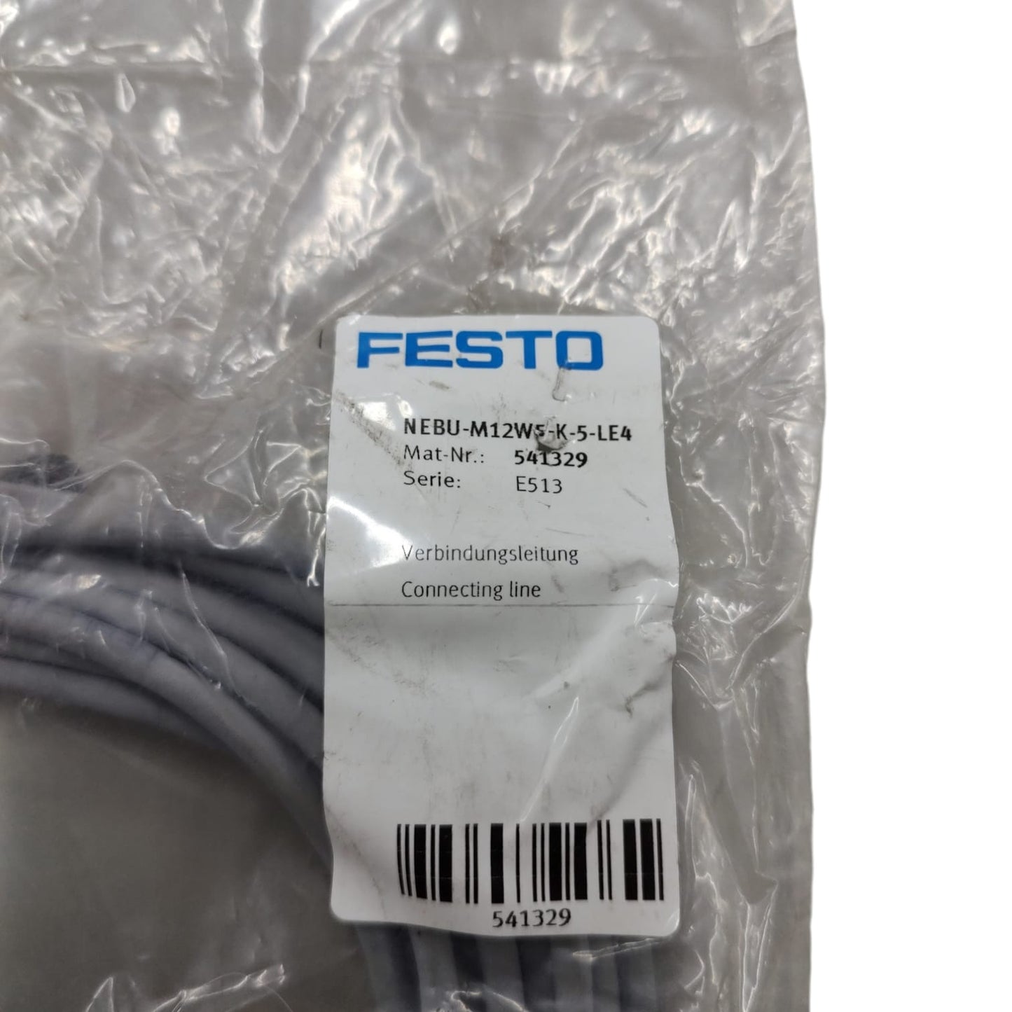 Festo NEBU-M12W5-K-5-LE4 Cable de conexión