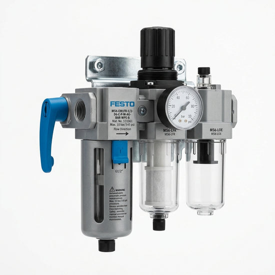 FESTO MS6-EM1FR-1/2-D6-C-P-M-AG-BAR-WPE-B