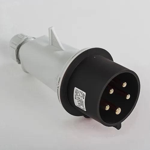 Clavija aérea 32A 3P+N+T 500VCA 7h Negro IP44