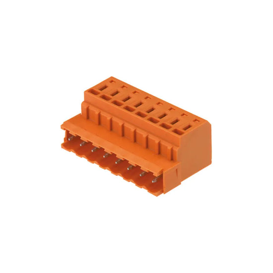 SLZF 5.08/04/180B SN OR BX Conector macho para PCB 4P Paso 5.08mm 180° Naranja