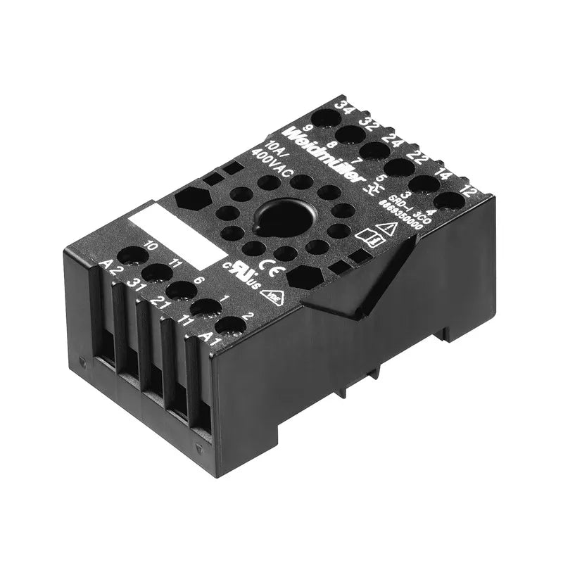SRD-I 2CO Base octal para relé RRD EMC de 2CO 2NA2NC 10A 400V