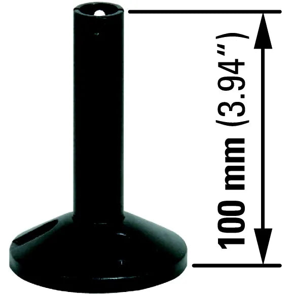 SL-F100 PIE DE APOYO NEGRO 100mm