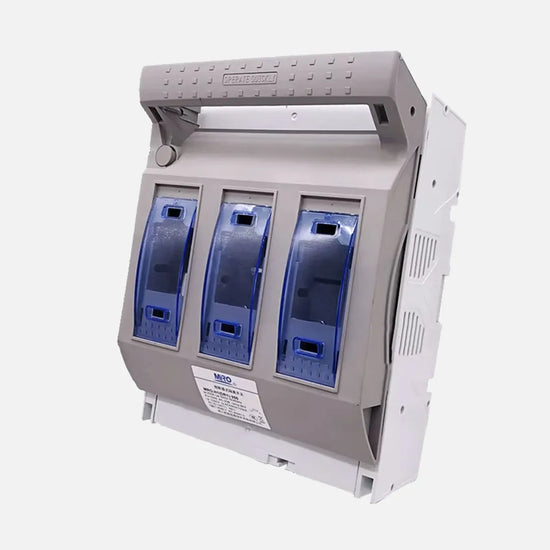 Portafusible con seccionador 3 Polos DIN 00/000 160A 800VAC 120kA Montaje plati