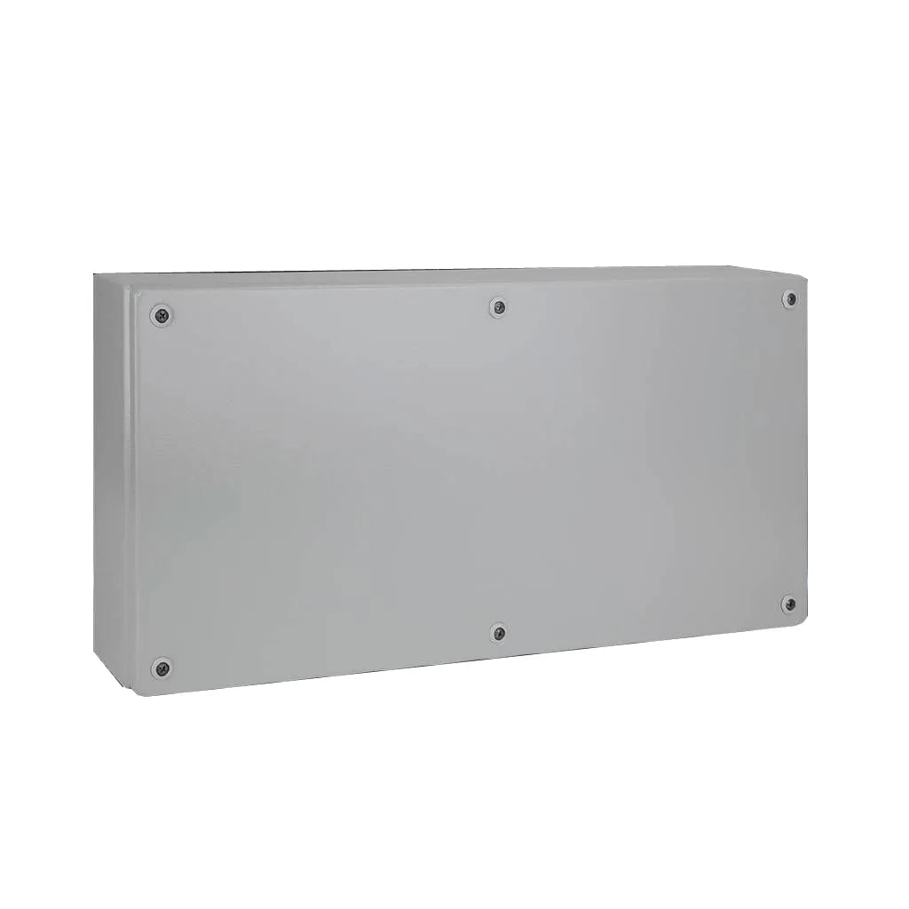 KL Caja de bornes de chapa de acero 300Hx600Wx120Dmm IP66 RAL7035 Sin placa.Mont