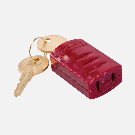 Dispositivo Stopower® para bloqueo de enchufes (de llaves diferentes) rojo 1pz