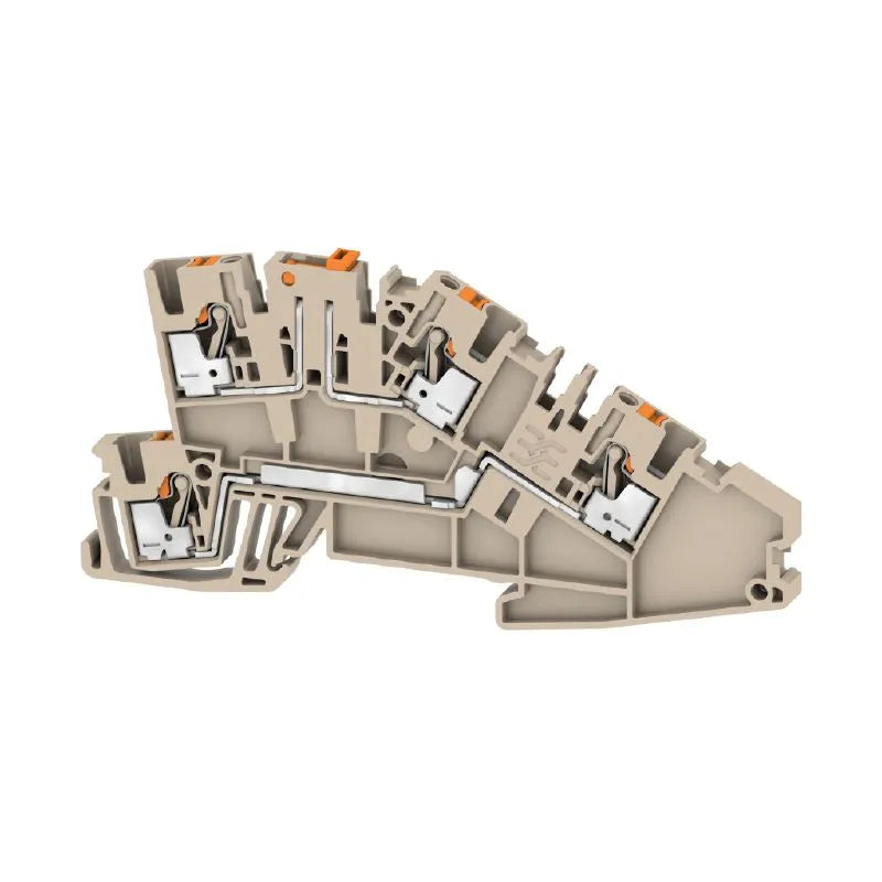 AITB 2.5 LDT-L Clema seccionable 2-Pisos 2.5mm² 28-12AWG 800VCA Beige